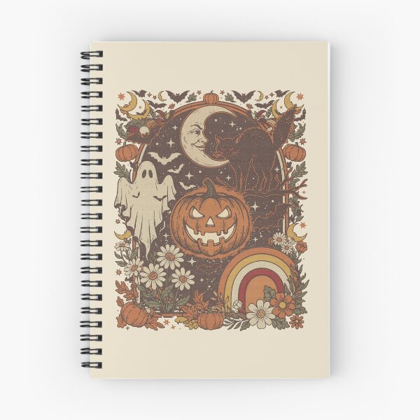 Item preview, Vintage Halloween Black Cat Ghost Pumpkin. #2 designed and sold by EunsooLee.