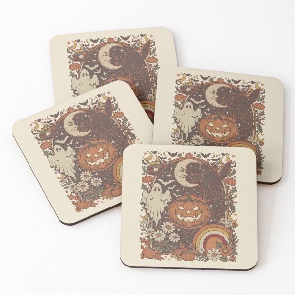 Item preview, Vintage Halloween Black Cat Ghost Pumpkin. #2 designed and sold by EunsooLee.