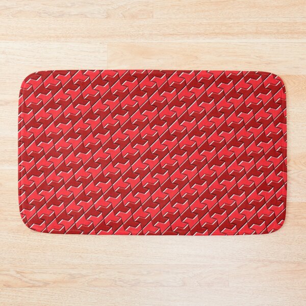 Item preview, Bubble houndstooth, red and redder designed and sold by mntimg.