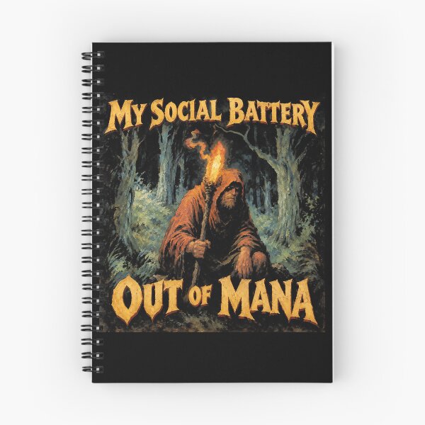 Item preview, My social battery is out of mana designed and sold by abby-thorns.