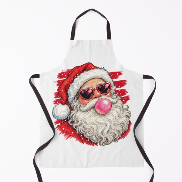Item preview, Bubblegum Santa with Heart Sunglasses for Christmas designed and sold by skyartdesign.