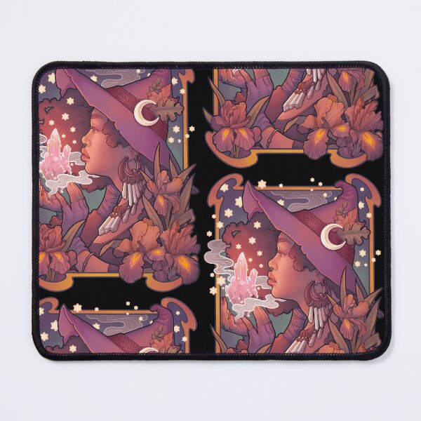 Item preview, Whimsical Autumn Witch With Magic Crystal Art designed and sold by RobertMEgan.