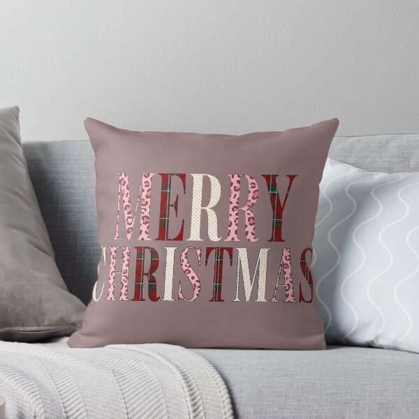Item preview, Merry Christmas Serif Letters in Leopard and Tartan designed and sold by inkaylindesign.