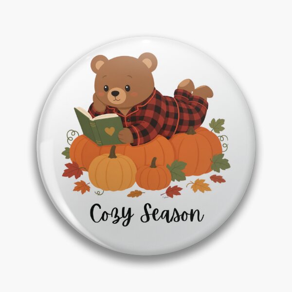 Item preview, Cozy Bear Wearing Flannel Pajamas  designed and sold by RockyandMoonpie.