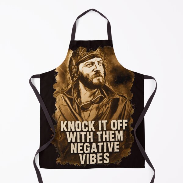 Item preview, Knock It Off Negative Vibes Vintage Aviator Quote designed and sold by theleftyworks.