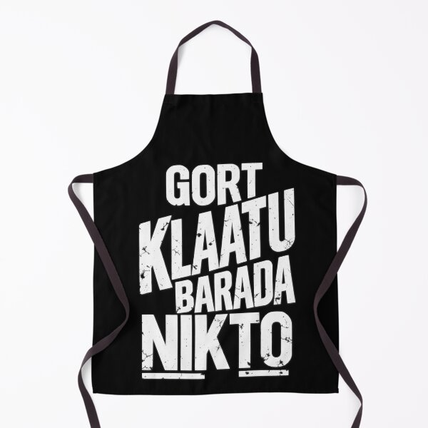 Item preview, Klaatu Barada Nikto Gort Alien Robot Retro Sci Fi Vintage Graphic designed and sold by ZaDonShop.