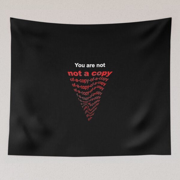 Item preview, Control You Are Not a Copy designed and sold by Harry Draws Straws.