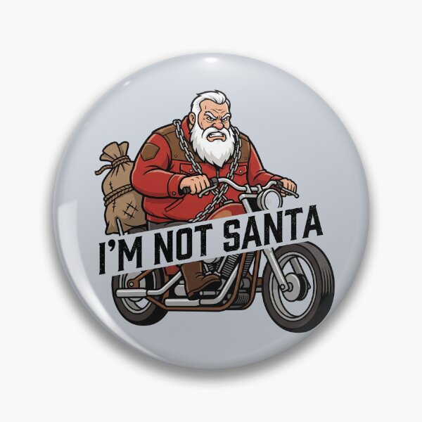 Item preview, I'm Not Santa Heavy Chains Biker Motorcycle Christmas Graphic designed and sold by KiwiRider.