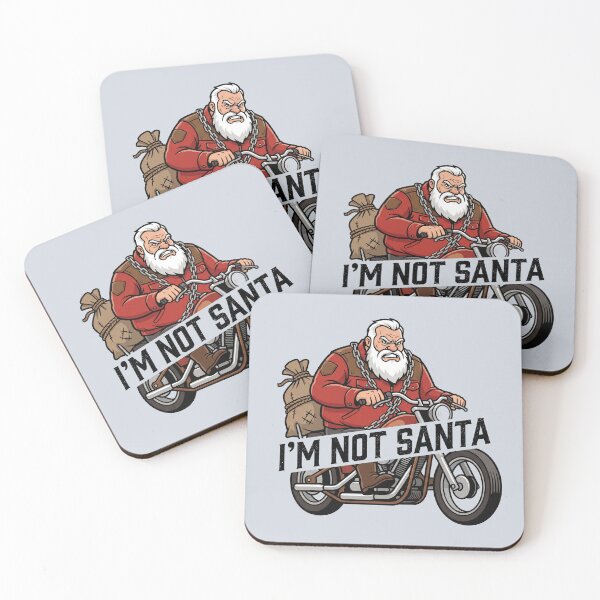 Item preview, I'm Not Santa Heavy Chains Biker Motorcycle Christmas Graphic designed and sold by KiwiRider.
