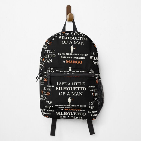 Item preview, I See A Little Silhouetto Of A Man Holding A Mango Funny Misheard Lyrics Graphic designed and sold by ZaDonShop.