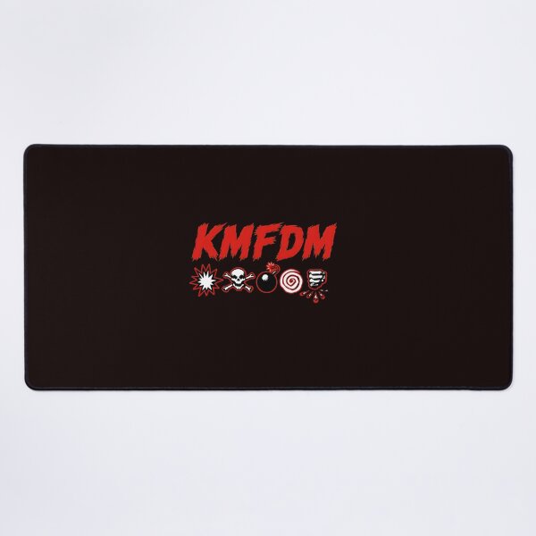 Item preview, KMFDM Band Icons Explosion Skull Bomb Spiral designed and sold by PickleballWeart.