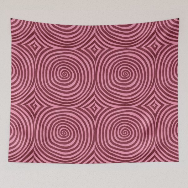 Item preview, Spiral Pink Deep Pattern designed and sold by Magole Art.