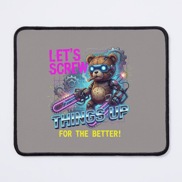 Item preview, Chainsaw Monster Text Let's Screw Things Up-10 designed and sold by EmreKar.