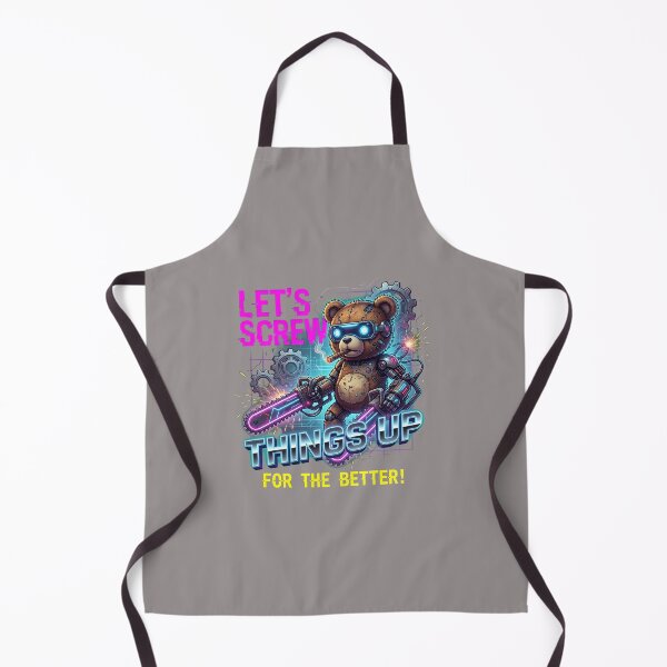 Item preview, Chainsaw Monster Text Let's Screw Things Up-10 designed and sold by EmreKar.