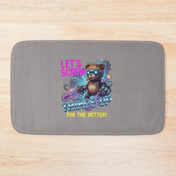 Item preview, Chainsaw Monster Text Let's Screw Things Up-10 designed and sold by EmreKar.
