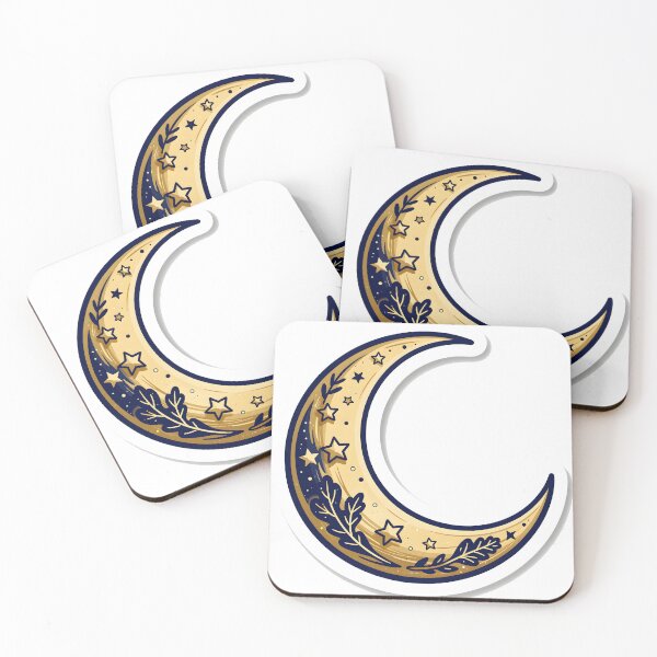 Item preview, Boho Celestial Moon and Stars Art designed and sold by chill-a-lot.