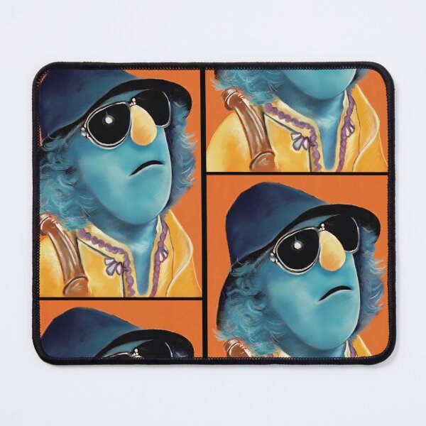 Item preview, Cool Blue Puppet Musician With Sunglasses Art designed and sold by RobertMEgan.
