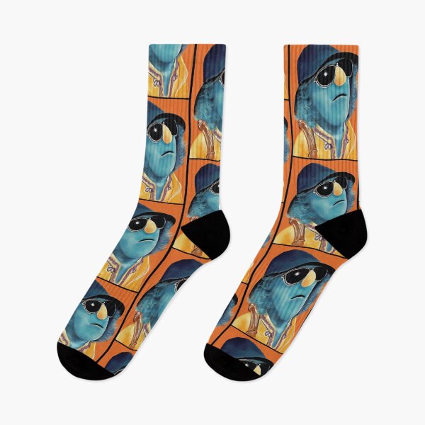 Item preview, Cool Blue Puppet Musician With Sunglasses Art designed and sold by RobertMEgan.