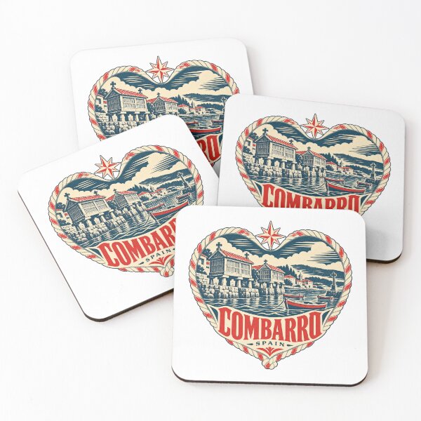 Item preview, Combarro Spain Travel Souvenir Nautical Woodcut Heart designed and sold by VisualArtsOasis.