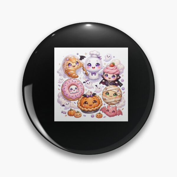 Item preview, Ghost Bakery After Dark | Cute Kawaii Halloween Dessert Characters designed and sold by SmartyWonders.