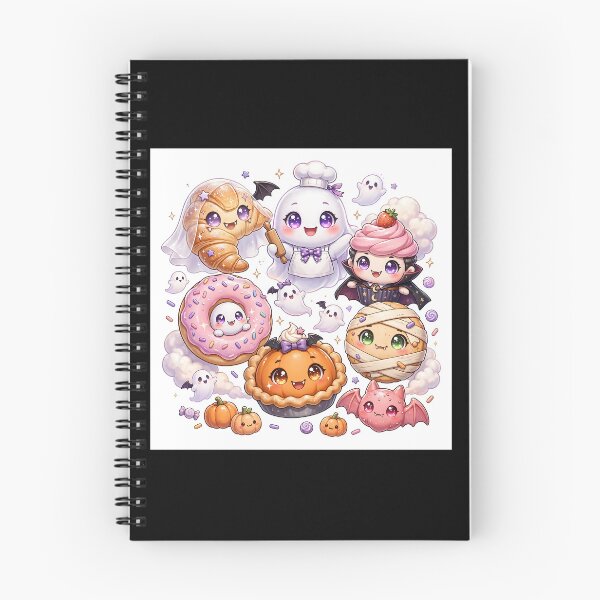 Item preview, Ghost Bakery After Dark | Cute Kawaii Halloween Dessert Characters designed and sold by SmartyWonders.