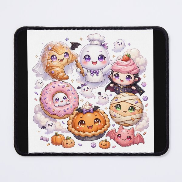 Item preview, Ghost Bakery After Dark | Cute Kawaii Halloween Dessert Characters designed and sold by SmartyWonders.