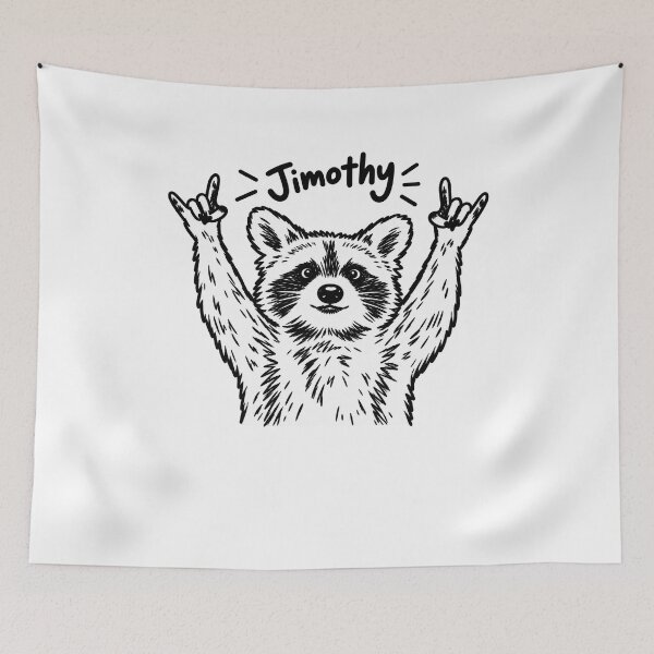 Item preview, Jimothy Raccoon funny meme designed and sold by ViolettaGlass.