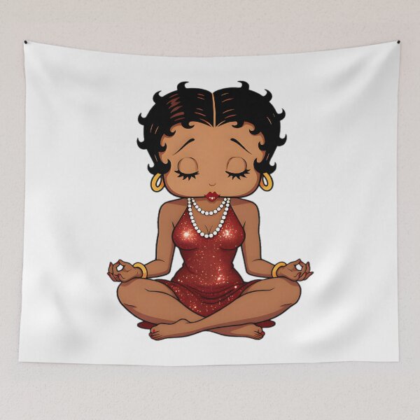 Item preview, Betty Boop Meditating Meme Cartoon designed and sold by ChickCharm.