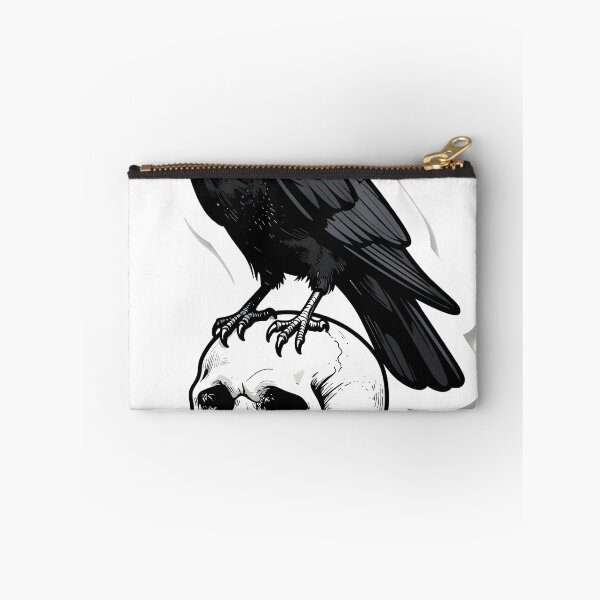 Item preview, Dark Academia Mysterious Raven Sketch designed and sold by chill-a-lot.