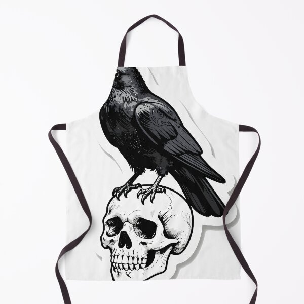 Item preview, Dark Academia Mysterious Raven Sketch designed and sold by chill-a-lot.
