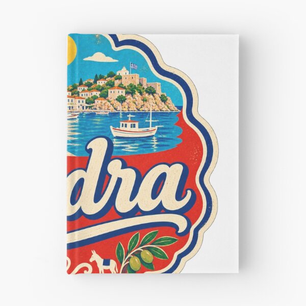 Item preview, Hydra Greece Travel Souvenir Painted Mediterranean Sign designed and sold by VisualArtsOasis.