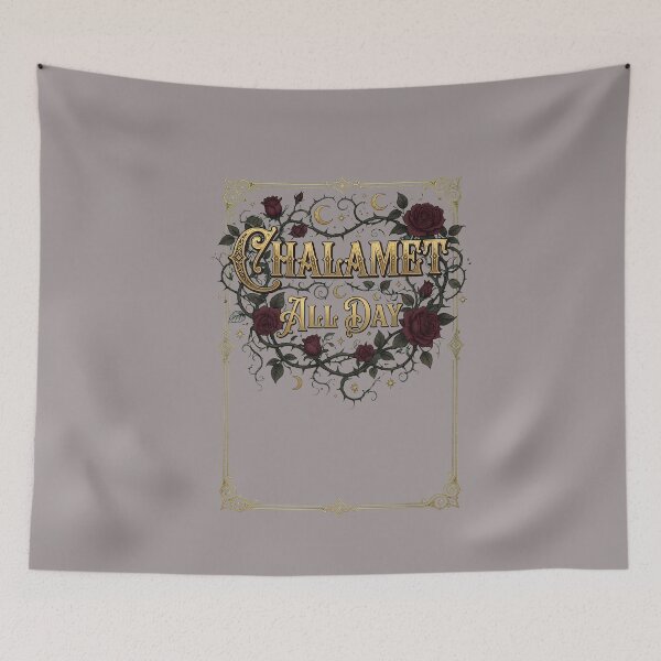 Item preview, CHALAMET ALL DAY Minimalist Typography Fan Gear-93 designed and sold by SvenBentmann.