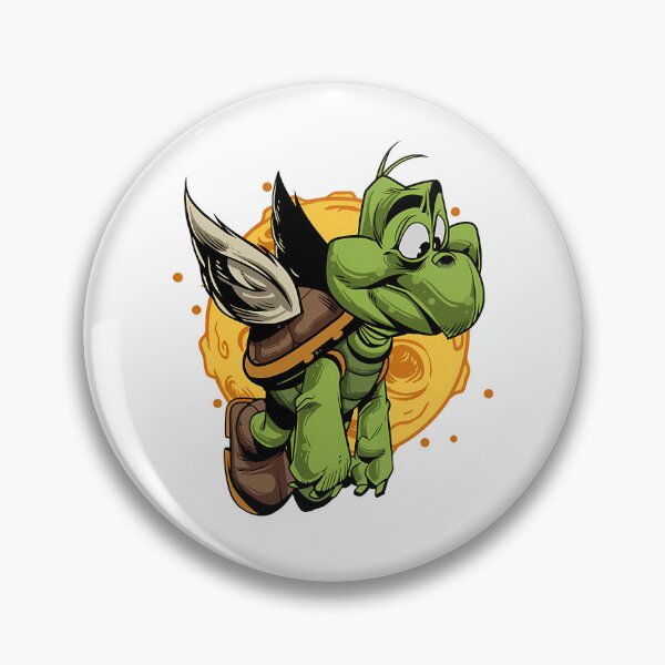 Item preview, Green Flying Turtle With Wings Moon designed and sold by MaviseCharest.