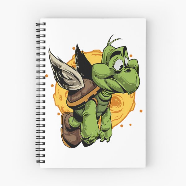 Item preview, Green Flying Turtle With Wings Moon designed and sold by MaviseCharest.