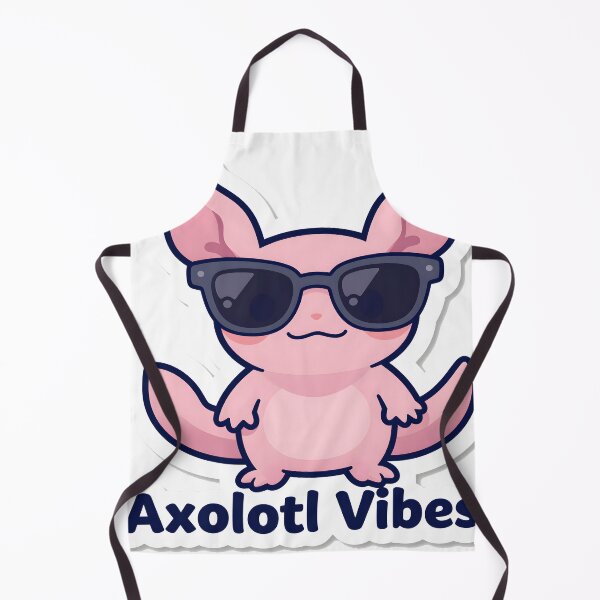 Item preview, Cute Pink Axolotl Sunglasses Sticker designed and sold by chill-a-lot.