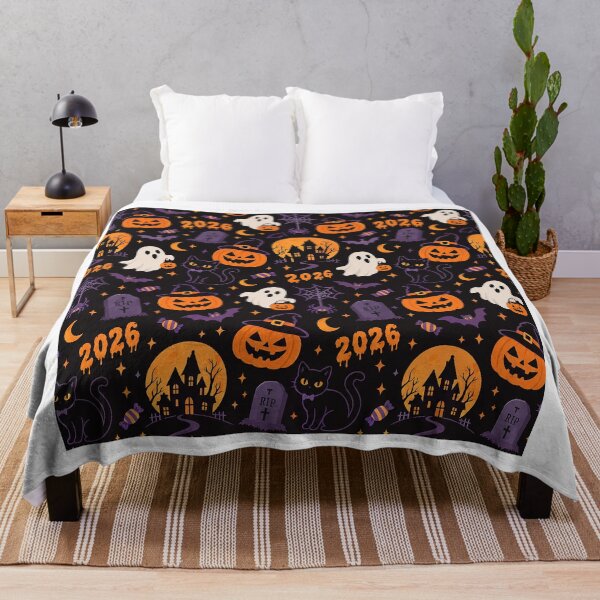 Item preview, Purple-themed Halloween pattern  designed and sold by Aknafi.