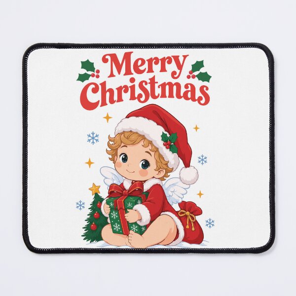 Item preview, Cherub Christmas Angel Cute Holiday designed and sold by mraihan.