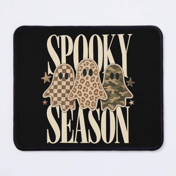 Item preview, Spooky Season Ghosts Leopard Camo Checkered Halloween designed and sold by khdmalakarak.