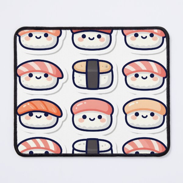 Item preview, Kawaii Japanese Sushi Sticker Pack designed and sold by chill-a-lot.