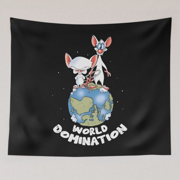 Item preview, Pinky And The Brain World Domination designed and sold by TamaraWithro8.