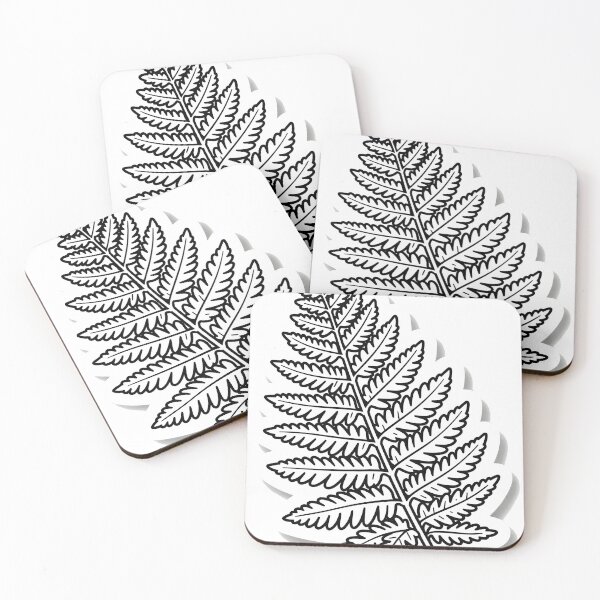 Item preview, Minimalist Botanical Fern Leaf Art designed and sold by chill-a-lot.