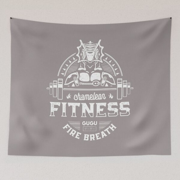 Item preview, Chameleon Fitness Gugu Fire Breath Workout Tee-16 designed and sold by SvenBentmann.
