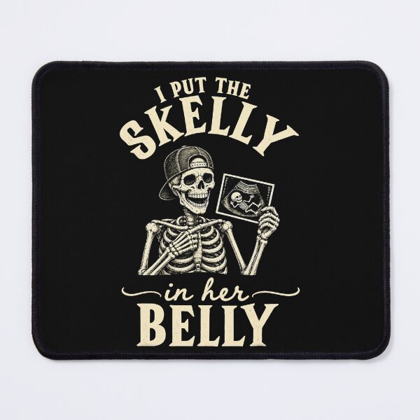 Item preview, I Put The Skelly In Her Belly Pregnancy Halloween Humor designed and sold by khdmalakarak.
