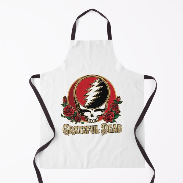 Item preview, Grateful Dead Lightning Skull Roses Badge designed and sold by HouzOfStyles.