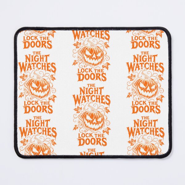 Item preview, The Night Watches Lock The Doors Spooky Pumpkin Jack O Lantern Halloween Graphic designed and sold by JapanAnimeSH2.