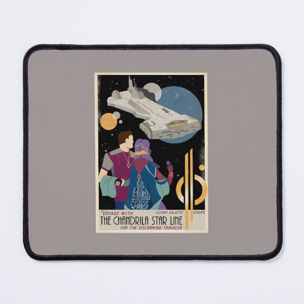 Item preview, Chandrila Star Line Vintage Voyage Poster-6 designed and sold by SvenBentmann.
