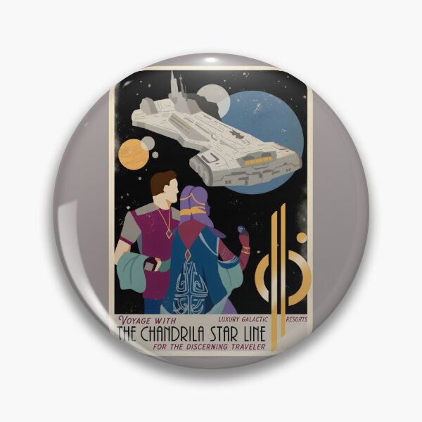 Item preview, Chandrila Star Line Vintage Voyage Poster-6 designed and sold by SvenBentmann.