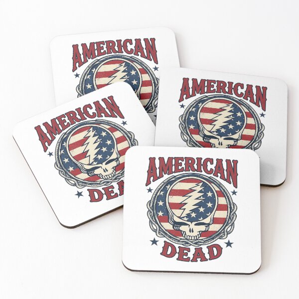 Item preview, American Dead Patriotic Skull Badge designed and sold by HouzOfStyles.