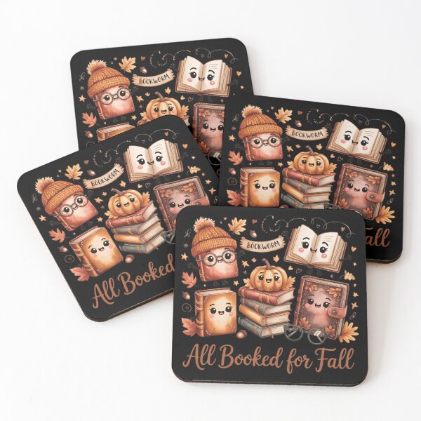 Item preview, All Booked for Fall Cute Bookworm Autumn Reading With Pumpkin & Books  designed and sold by Zizo-DR44.
