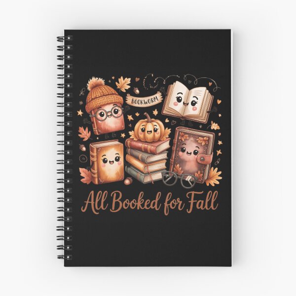 Item preview, All Booked for Fall Cute Bookworm Autumn Reading With Pumpkin & Books  designed and sold by Zizo-DR44.